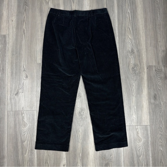 Rafaella Petites Black Corduroy Mid Rise Straight Leg Pants - SIZE 10P - Picture 3 of 3